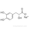 Benzenepropanoik asit, bir, 3,4-trihidroksi-, sodyum tuzu (1: 1) CAS 67920-52-9